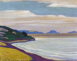 Grand Vista Over A Coastal Landscape — Nicholas Roerich