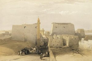 Grand Entrance To The Temple At Luxor — David Roberts