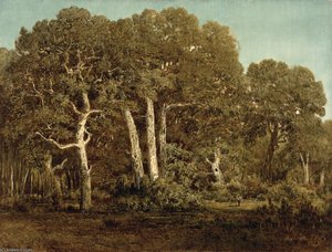 The Great Oaks Of Old Bas-breau — Théodore Roussel