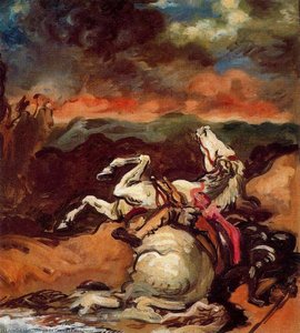 Fallen Horse — Giorgio De Chirico, Neo-baroque Surrealism