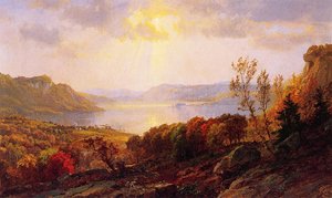 On The Hudson Near West Point — Jasper Francis Cropsey