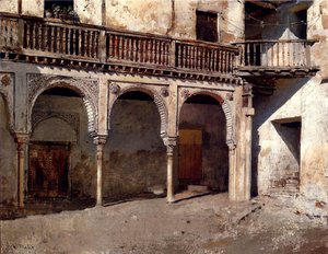 Granada Courtyard — Edwin Lord Weeks