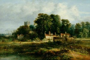 Lewisham Church And Village — William Henry Crome