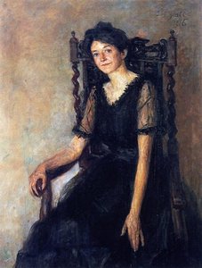 Mrs. Mary Tower Lapsley Caughey Seated — John Butler Yeats