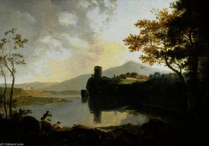 Dolbadern Castle And Llanberis Lake — Richard Wilson