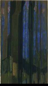 Study In Verticals (the Cathedral) — František Kupka
