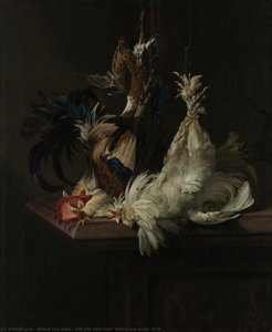 Still Life with Fowl, Willem van Aelst, 1658