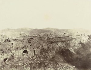 Le Krak Des Chevaliers. Première Enceinte, Extérieur Ouest — Louis-jean-baptiste-alexandre De Clercq, Romantic Architecture