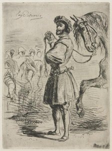 A Lord In The Time Of Francis I — Eugène Delacroix