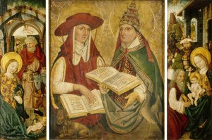 Triptych with the Nativity and Saints