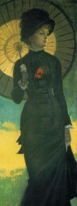 Mrs. Newton With A Parasol — Jacques Joseph Tissot