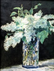 Lilacs In A Vase, Ca Nationalgalerie, — Édouard Manet, Impressionist Movement