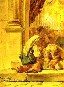 Scene At The Entrance Of A Cathedral — Karl Pavlovich Brulloff