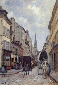 La Grand Rue, Argenteuil — Alfred Sisley