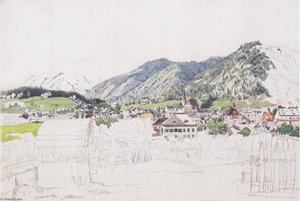 View Of Ischl — Rudolf Von Alt