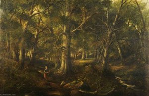 Forest Scene, Ayrshire — William Muir, Romanticism