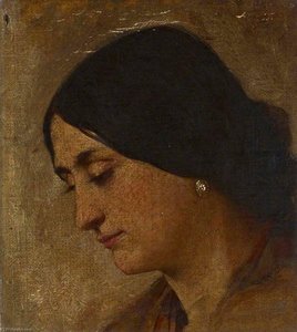 The Head Of A Woman — William Fettes Douglas