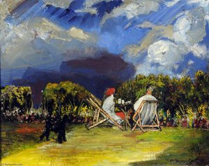 Poodle, Teatime, Norfolk, Mundesley — Francis Ferdinand Maurice Cook