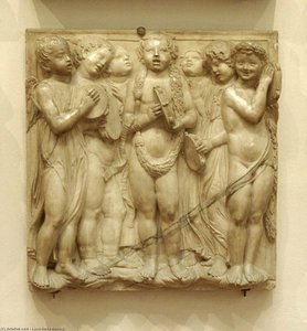 Cantoria: Third Bottom Relief — Luca Della Robbia, Renaissance