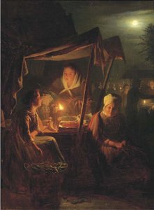 Nocturne - Selling Berries On The Evening Market