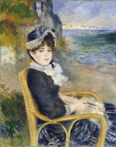 By The Seashore (1883) — Pierre-auguste Renoir, Impressionism