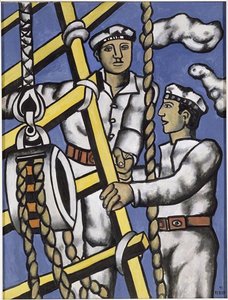 Composition With Two Sailors — Fernand Léger