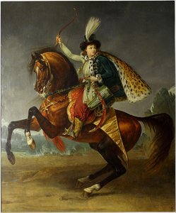 Equestrian Portrait Of Prince Boris Yusupov — Baron Gros Antoine Jean, Romanticism