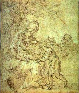 Holy Family 1 — Carlo Maratta, Baroque