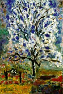 The Almond Tree In Bloom — Pierre Bonnard
