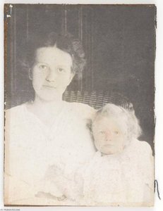 Untitled (1909 Photograph Of Cornell's Mother With Baby Sister Elizabeth ) — Joseph Cornell