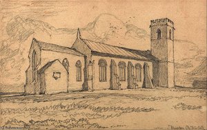 Knapton Church, Norfolk, From The North-east — John Sell Cotman