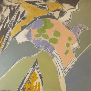 Abstract Composition With Pink And Blue — Eric James Malthouse