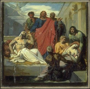 Jésus Guérissant Les Malades — Auvray Félix