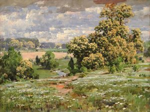 Chestnut Trees In Bloom — William Henry Holmes