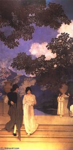 Garden Of Opportunity — Maxfield Parrish