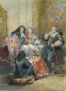The Comtesse D'escarbagnas — Eugene Louis Lami
