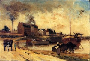 Cail Factories And Quai De Grenelle — Eugène Henri Paul Gauguin, Post-impressionism