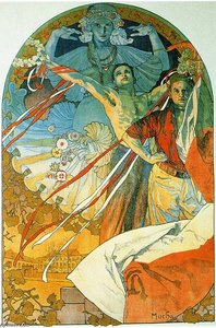 8th Sokol Festival — Alfons Maria Mucha, Art Nouveau