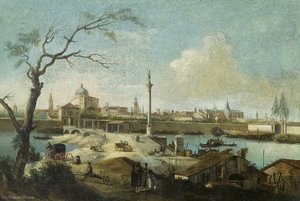 Capriccio With The View Of Padua — Giuseppe Bernardino Bison