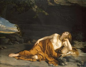 Penitent Magdalen — Orazio Gentileschi