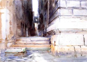 Base Of A Palace — John Singer Sargent
