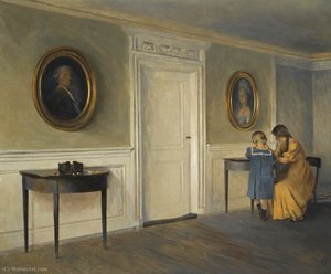 The Artist’s Daughters At Liselund — Peder Vilhelm Ilsted