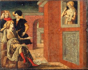 Scene From A Novella — Liberale Da Verona, Renaissance Italian Painting