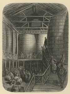 Brewery Workers In The Storehouse — Paul Gustave Doré