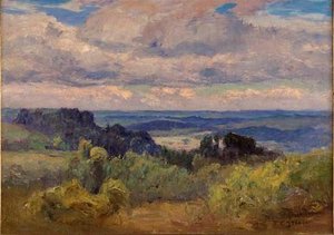Blue Hills And Sky — Theodore Clement Steele