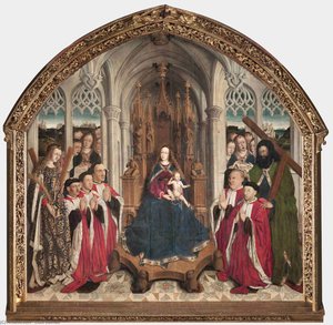 Virgin Of The Consellers — Lluís Dalmau
