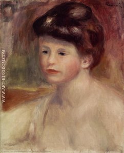 Bust Of A Young Woman — Pierre-auguste Renoir, Impressionism