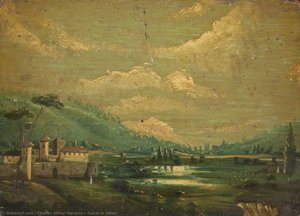 Castle In Valley — Charles Arthur Gervaise