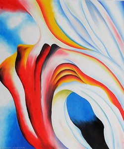 Music Pink And Blue Ii — Georgia O'keeffe