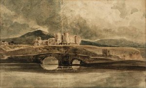 Rhyddlan Castle And Bridge — Thomas Girtin